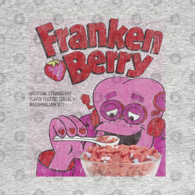 Franken Berry Cereal by Unfluid